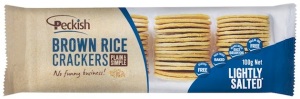 Peckish Brown Rice Crackers - Lightly Salted(1)